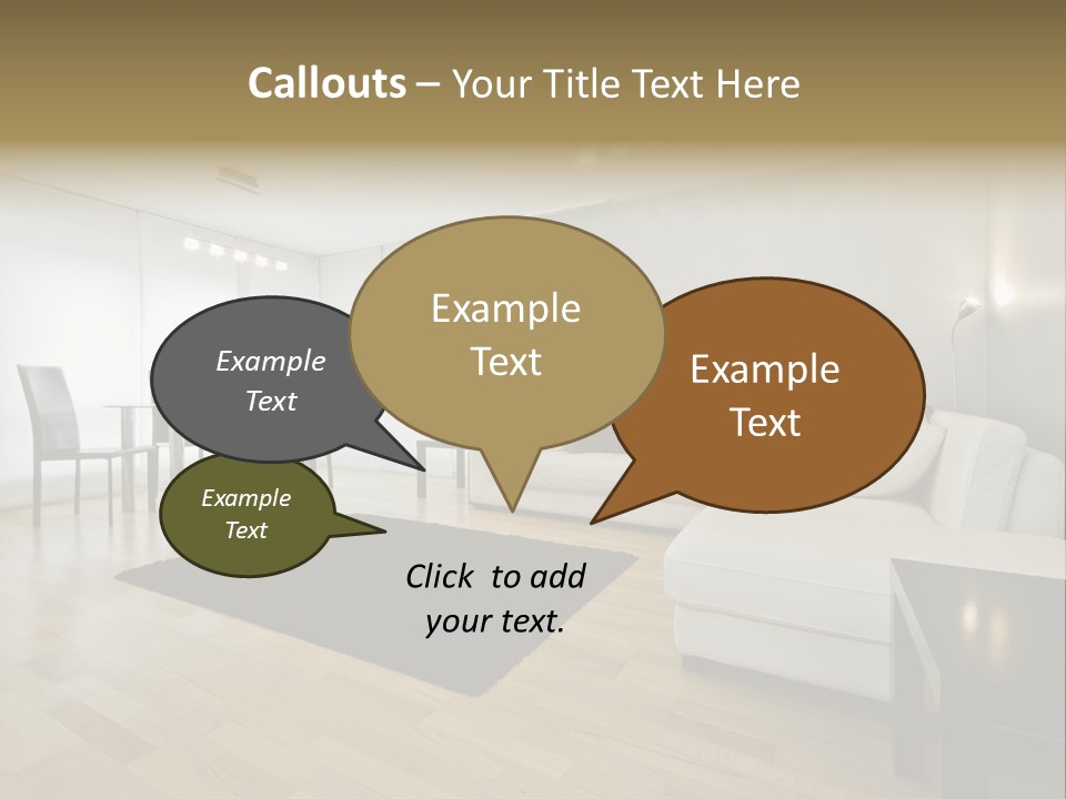 Modern Floor Solid PowerPoint Template