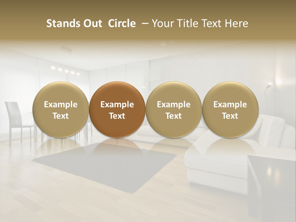 Modern Floor Solid PowerPoint Template
