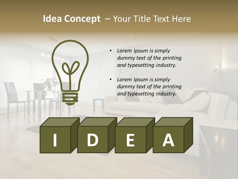 Modern Floor Solid PowerPoint Template