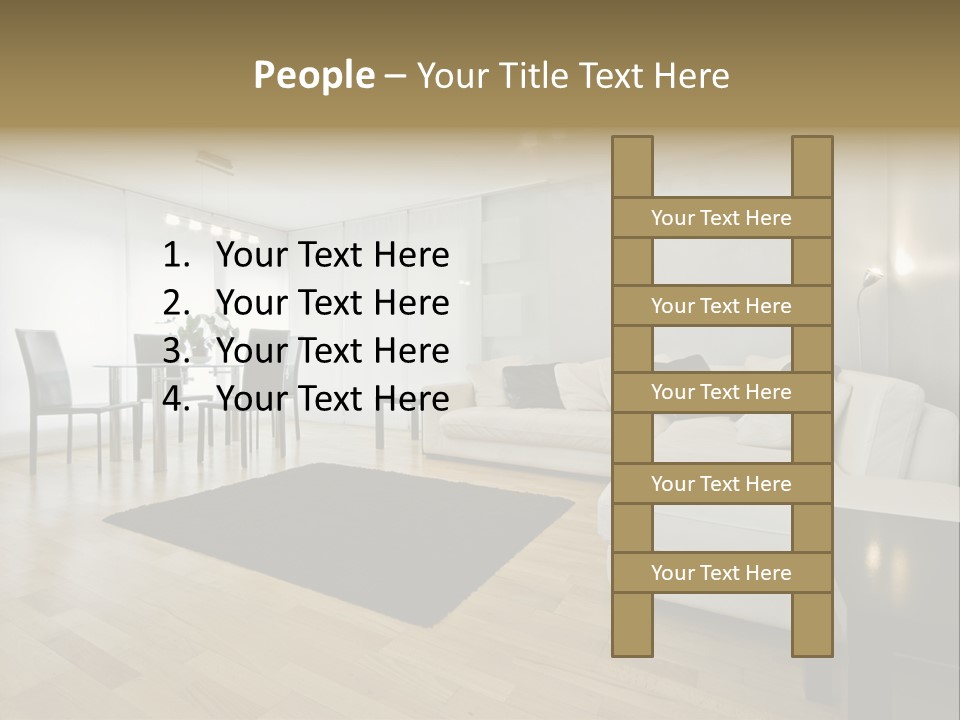 Modern Floor Solid PowerPoint Template