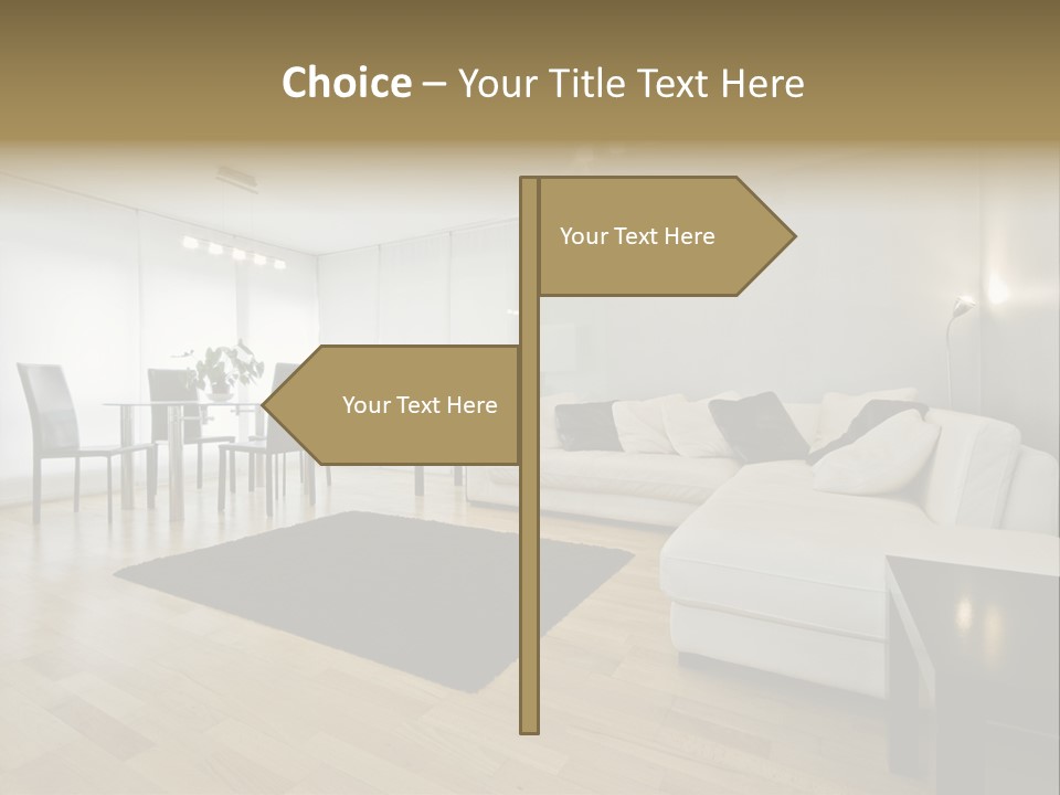 Modern Floor Solid PowerPoint Template