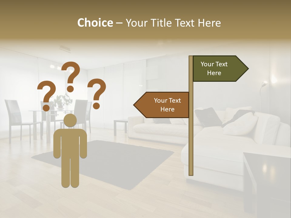 Modern Floor Solid PowerPoint Template