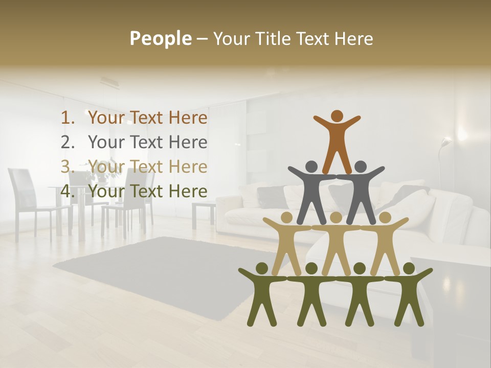 Modern Floor Solid PowerPoint Template