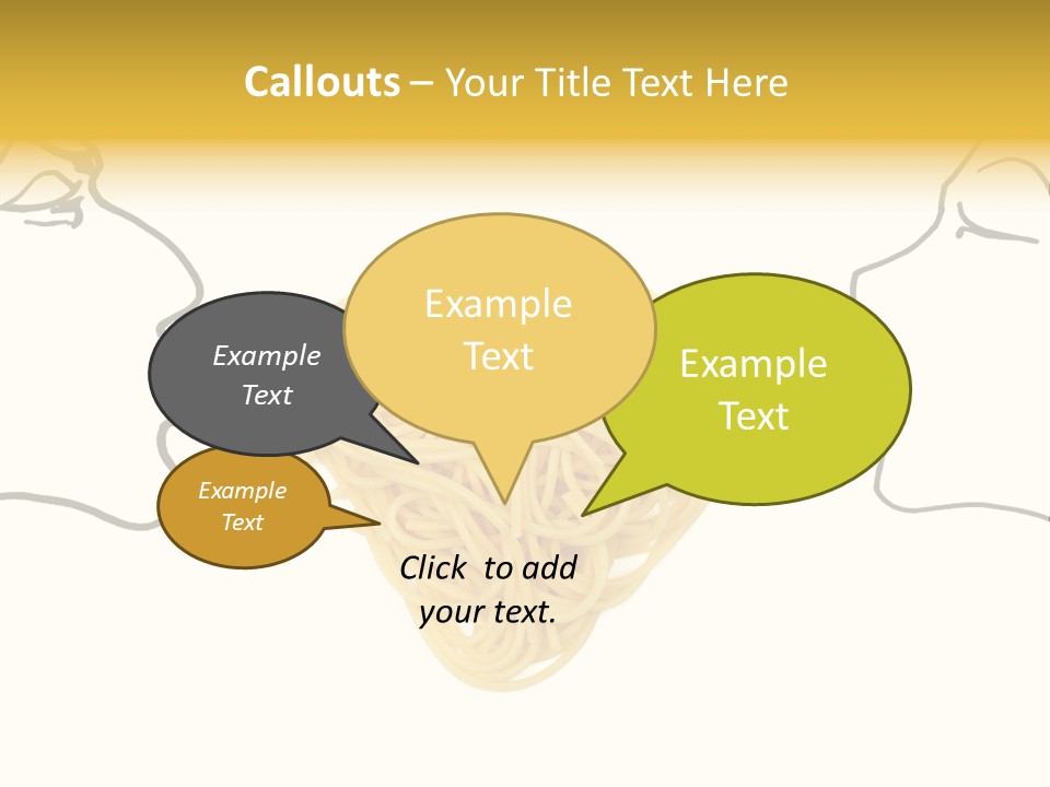 Behavior Vacations Spaghetti PowerPoint Template