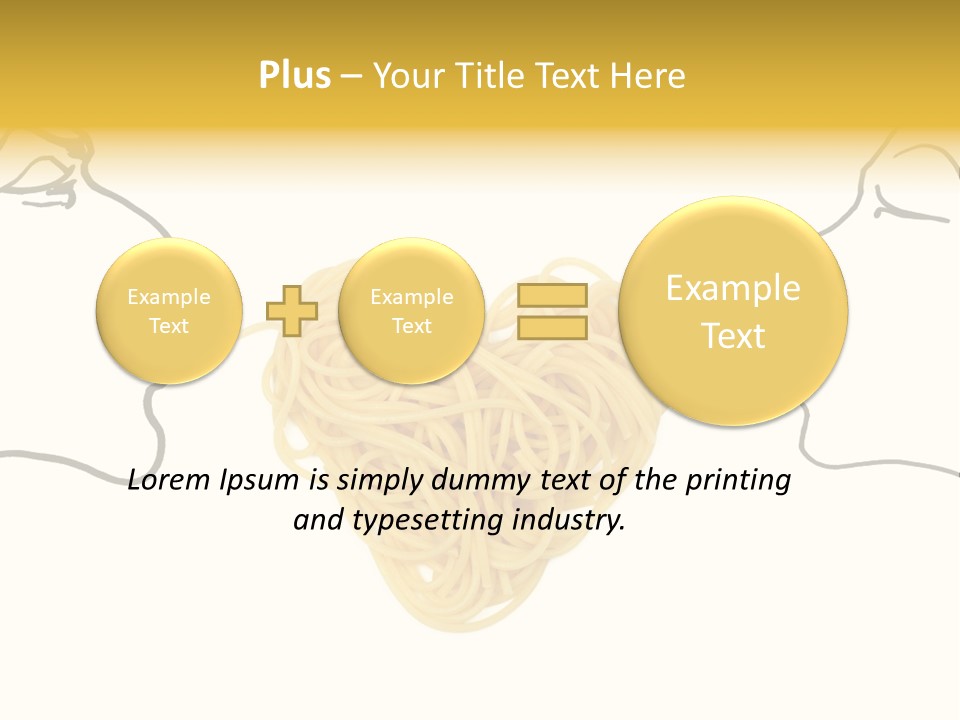 Behavior Vacations Spaghetti PowerPoint Template