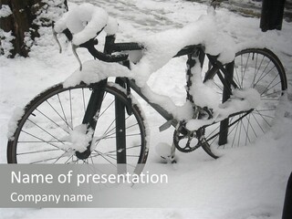 Chain Ice Race PowerPoint Template