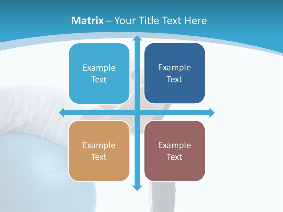 Caucasian Life Stretching PowerPoint Template