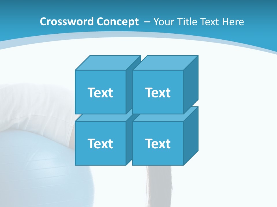 Caucasian Life Stretching PowerPoint Template