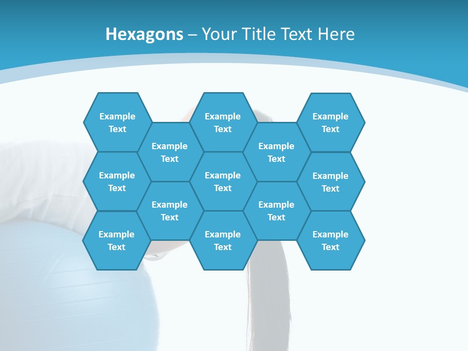 Caucasian Life Stretching PowerPoint Template