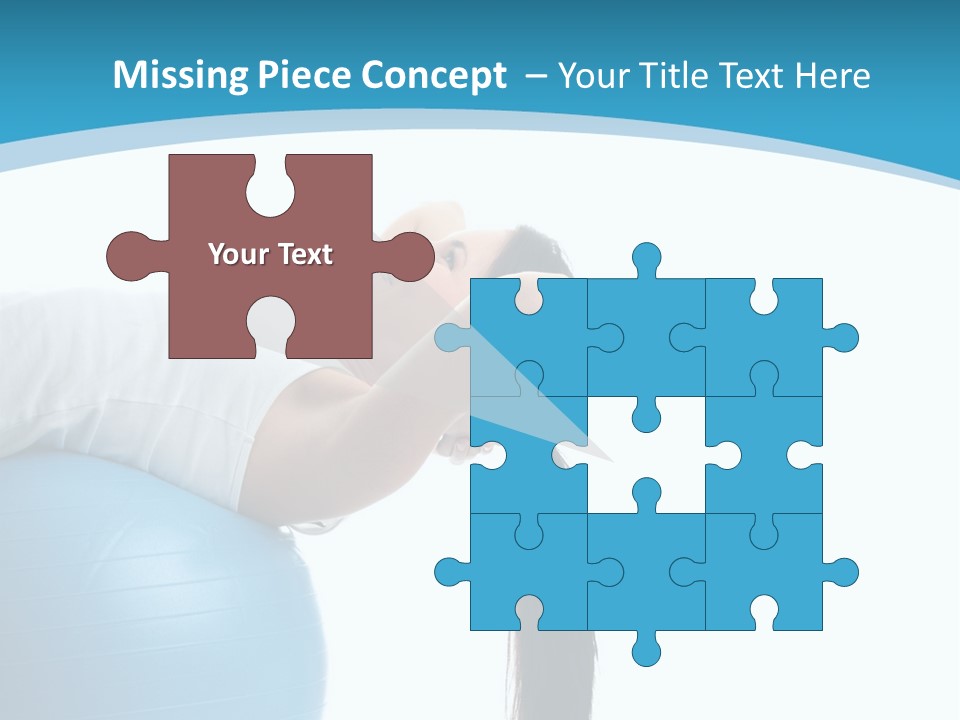 Caucasian Life Stretching PowerPoint Template