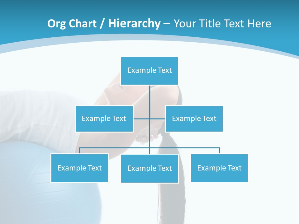 Caucasian Life Stretching PowerPoint Template