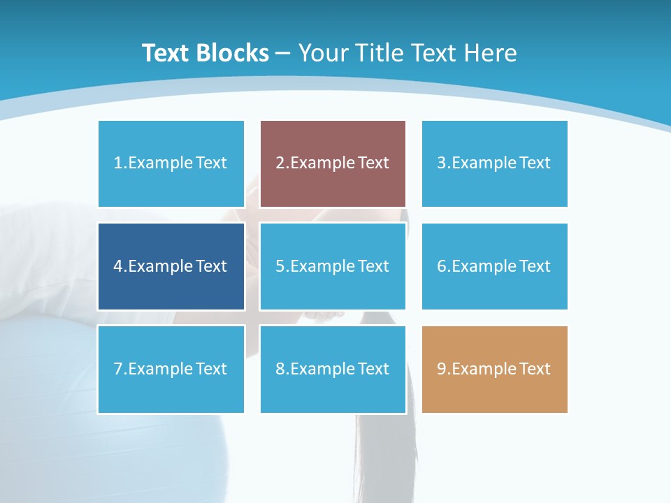 Caucasian Life Stretching PowerPoint Template