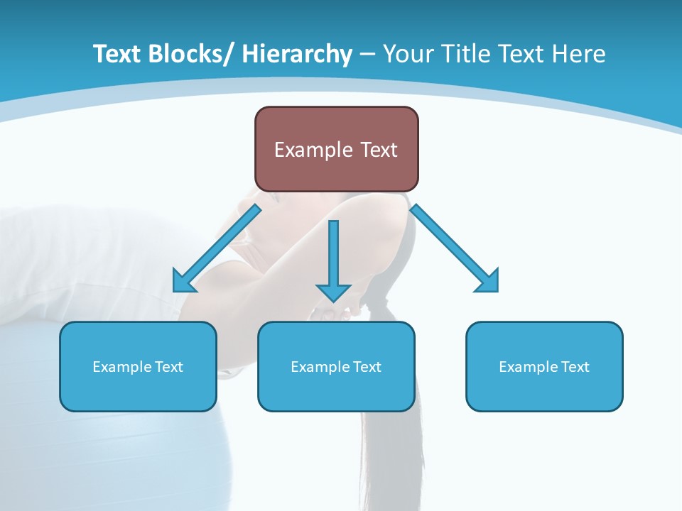 Caucasian Life Stretching PowerPoint Template