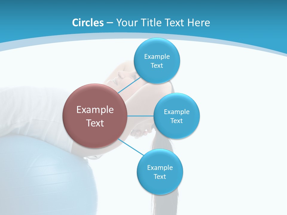 Caucasian Life Stretching PowerPoint Template