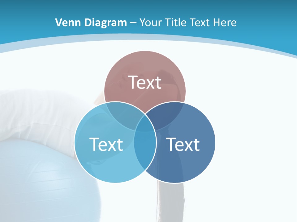 Caucasian Life Stretching PowerPoint Template