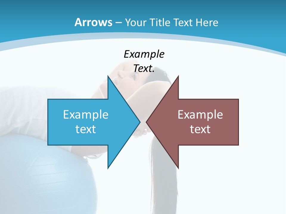 Caucasian Life Stretching PowerPoint Template