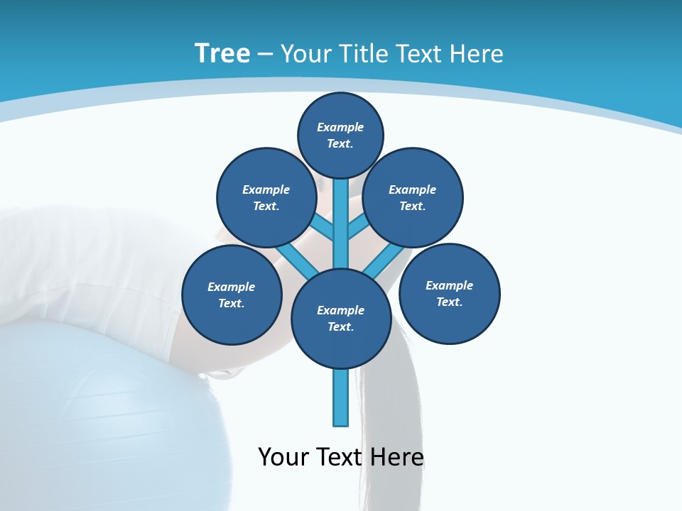 Caucasian Life Stretching PowerPoint Template