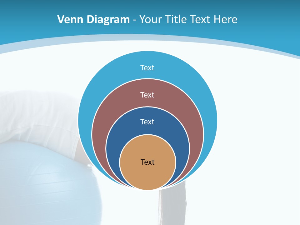 Caucasian Life Stretching PowerPoint Template