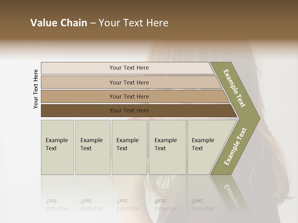 A Little Girl Holding An Apple In Her Hand PowerPoint Template