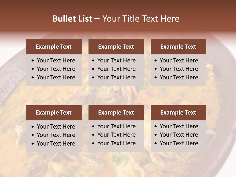 Bahia Stew Meal PowerPoint Template