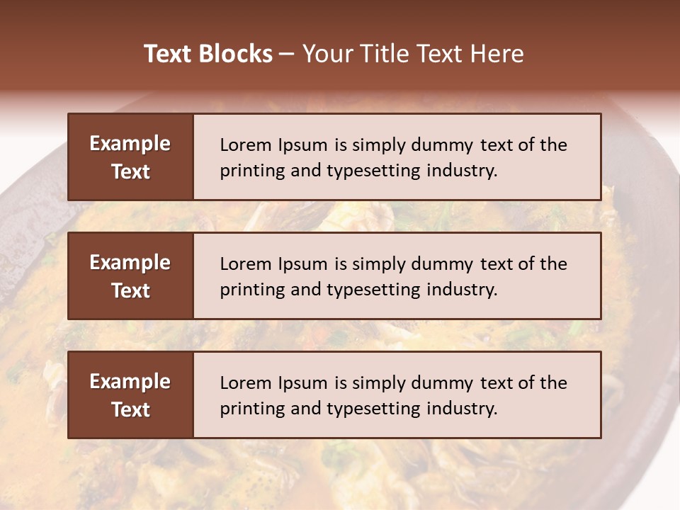 Bahia Stew Meal PowerPoint Template