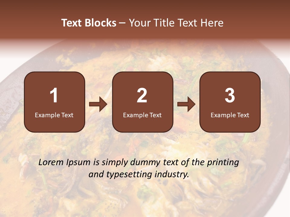 Bahia Stew Meal PowerPoint Template