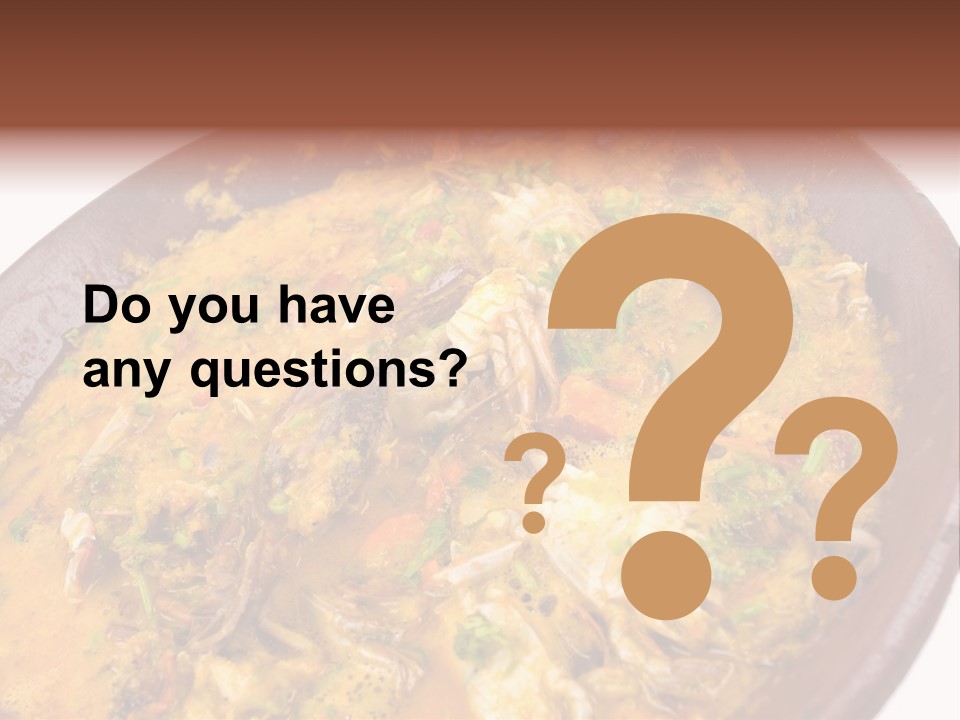 Bahia Stew Meal PowerPoint Template