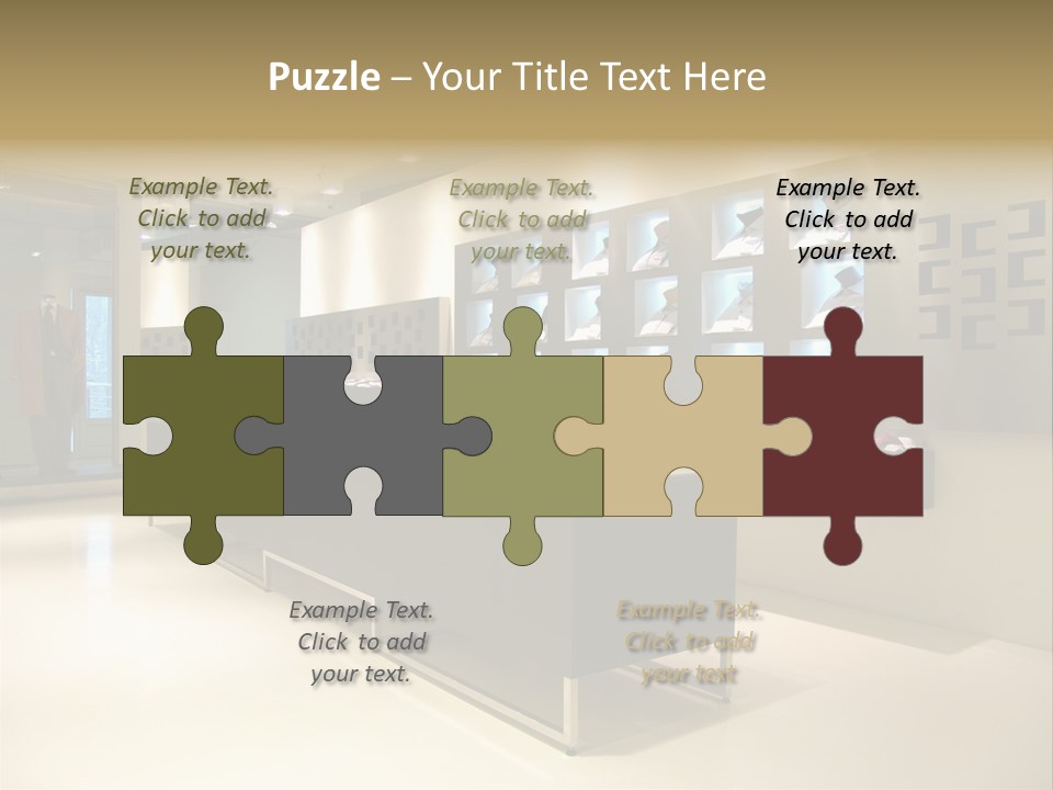 Bright Mirror Lamp PowerPoint Template