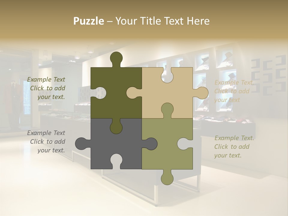 Bright Mirror Lamp PowerPoint Template