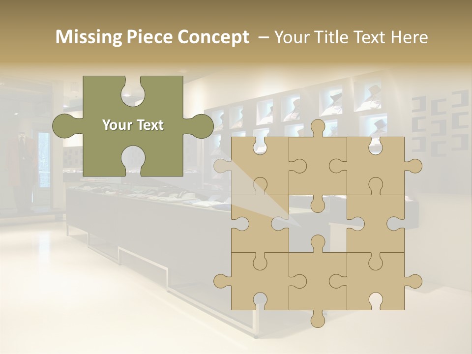 Bright Mirror Lamp PowerPoint Template