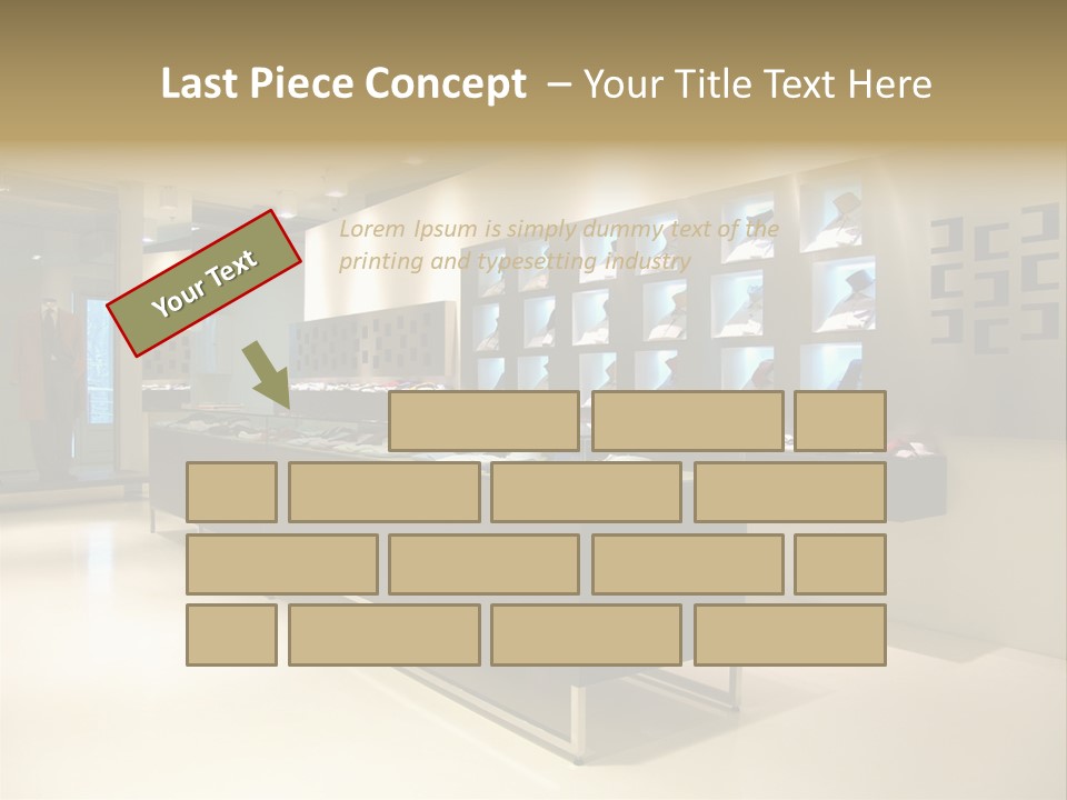 Bright Mirror Lamp PowerPoint Template