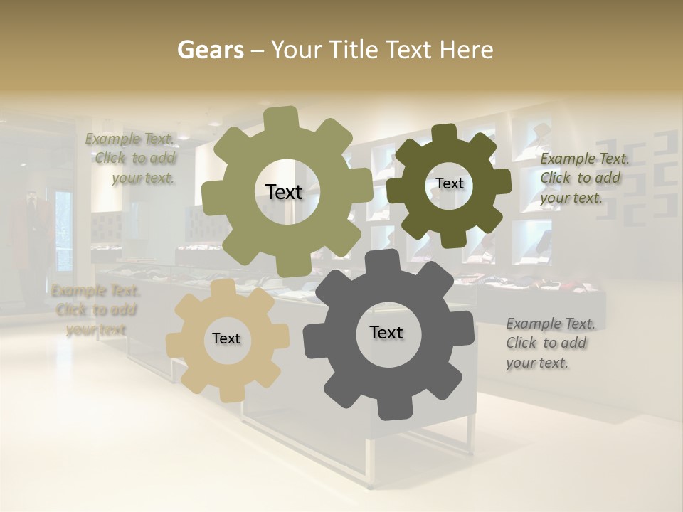 Bright Mirror Lamp PowerPoint Template