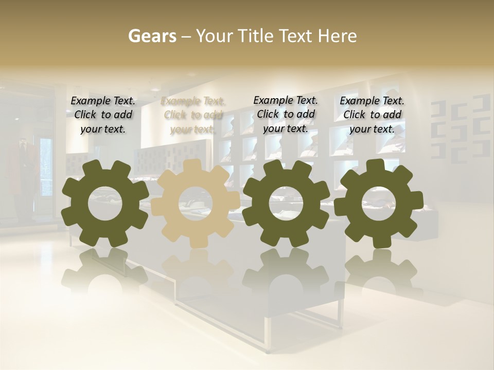 Bright Mirror Lamp PowerPoint Template