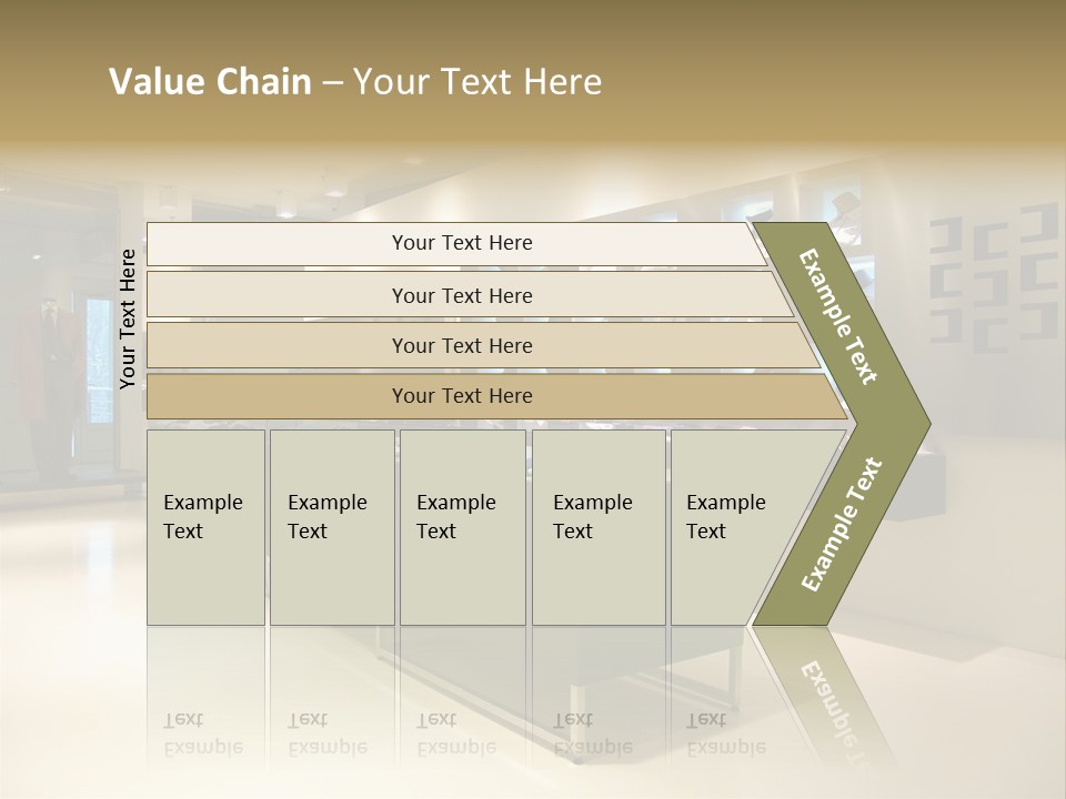 Bright Mirror Lamp PowerPoint Template