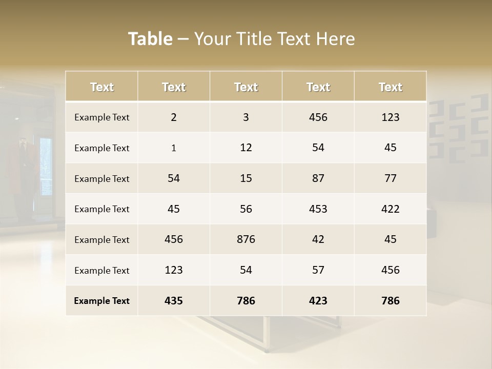 Bright Mirror Lamp PowerPoint Template