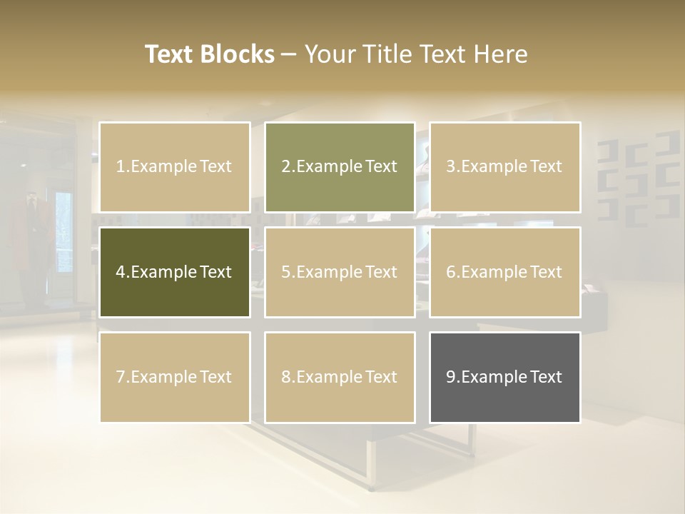 Bright Mirror Lamp PowerPoint Template