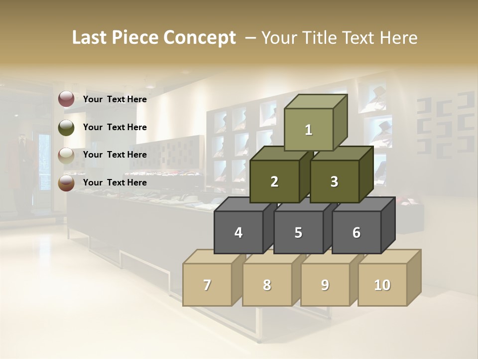 Bright Mirror Lamp PowerPoint Template