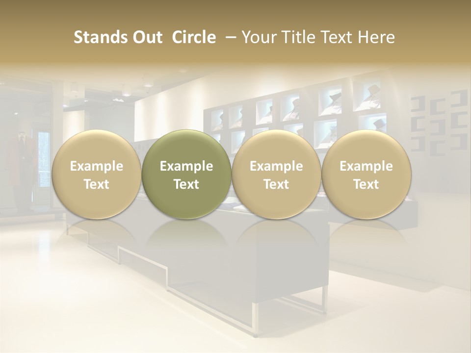 Bright Mirror Lamp PowerPoint Template