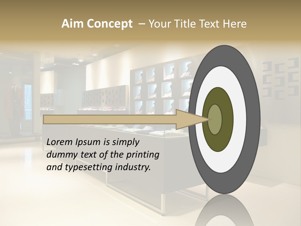 Bright Mirror Lamp PowerPoint Template