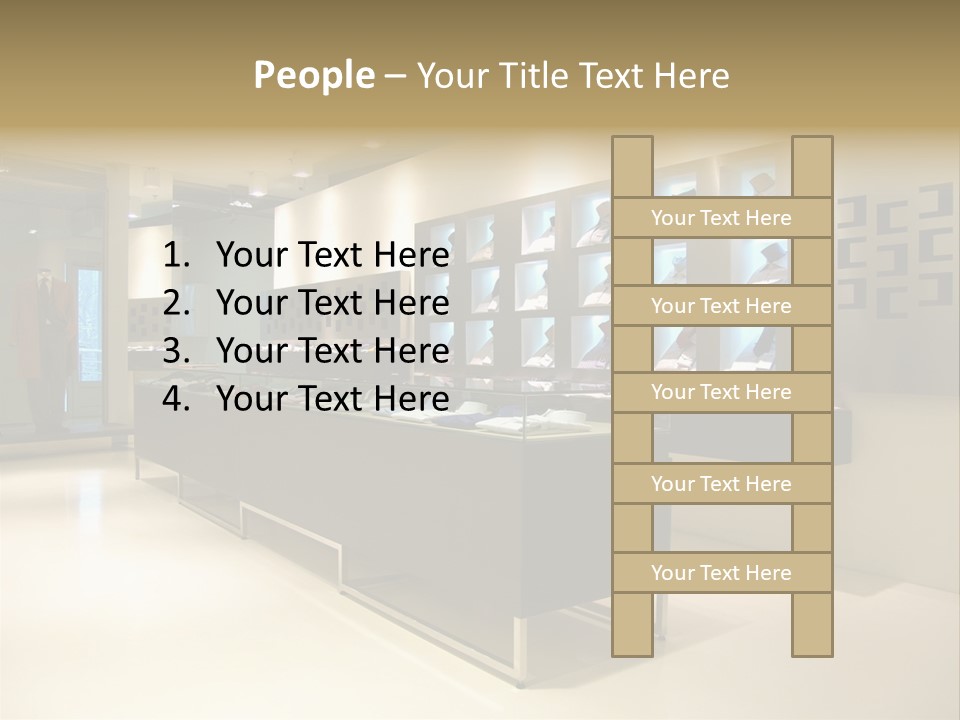 Bright Mirror Lamp PowerPoint Template