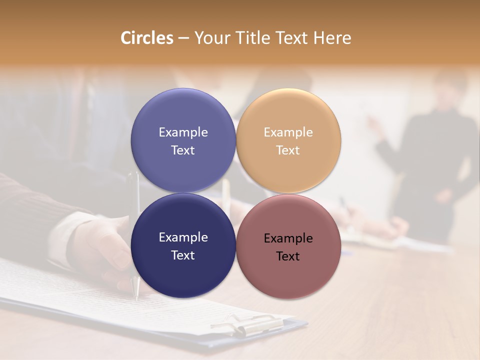 Congress Seminar Working PowerPoint Template