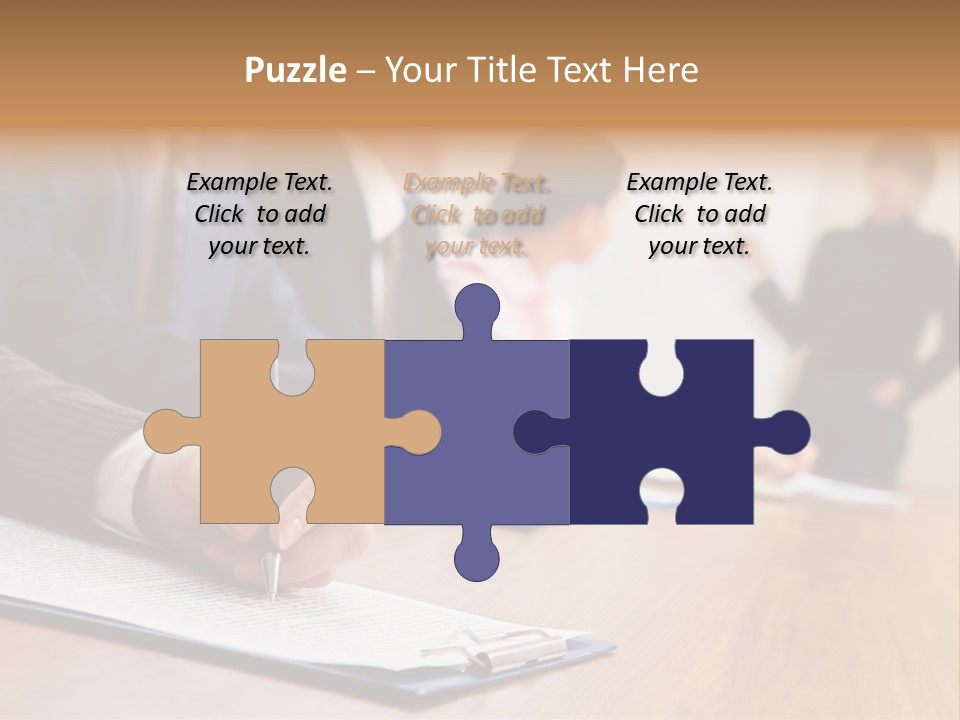 Congress Seminar Working PowerPoint Template