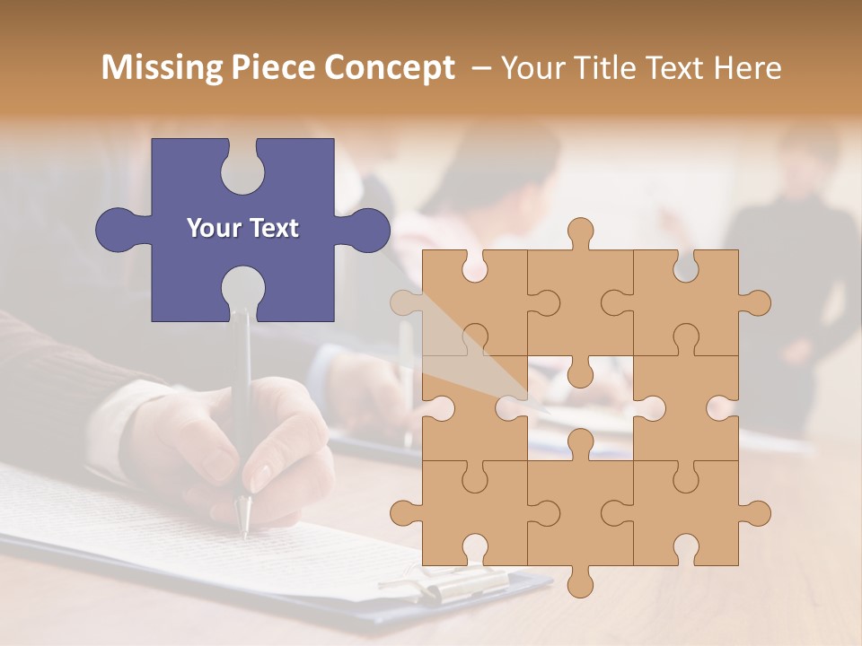 Congress Seminar Working PowerPoint Template