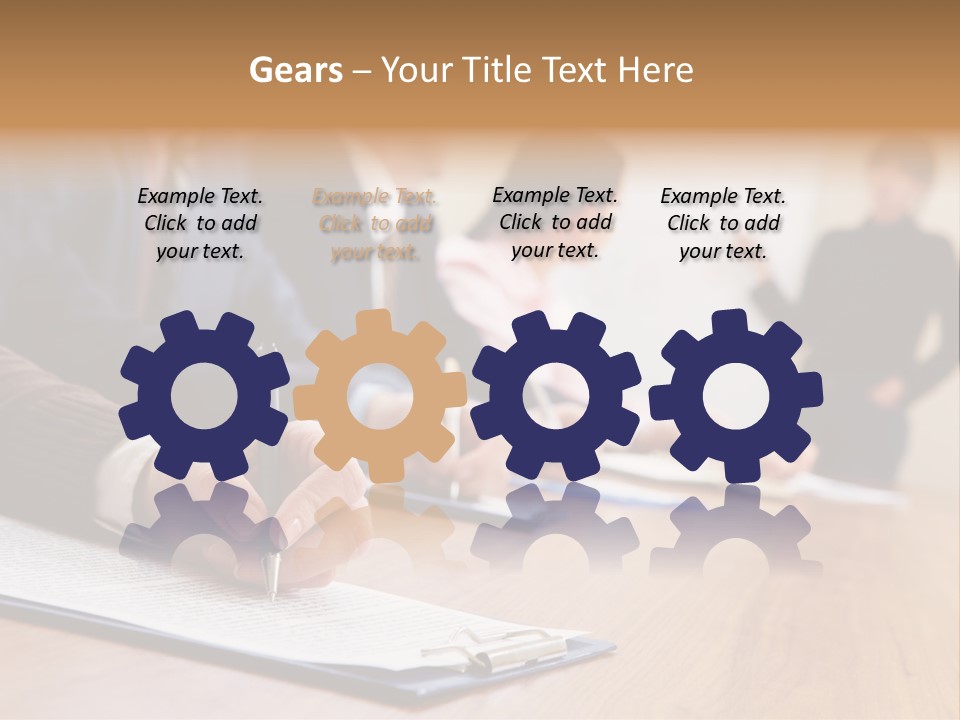 Congress Seminar Working PowerPoint Template