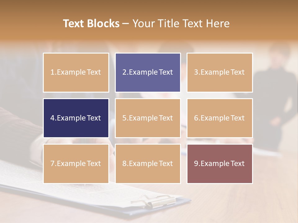 Congress Seminar Working PowerPoint Template