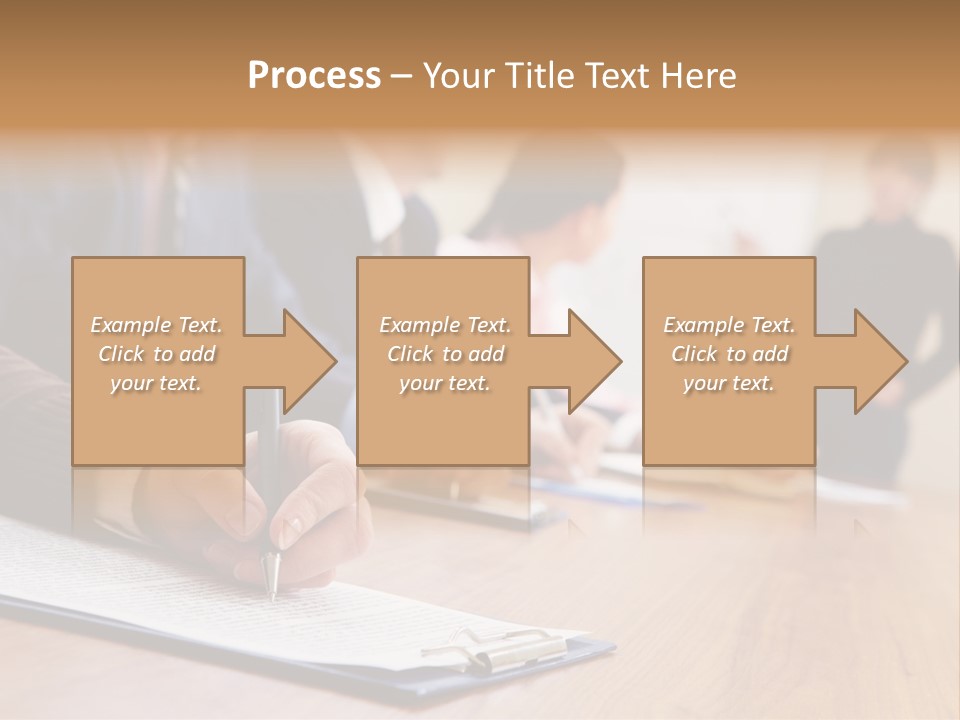 Congress Seminar Working PowerPoint Template