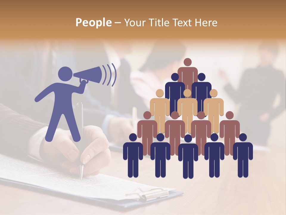 Congress Seminar Working PowerPoint Template