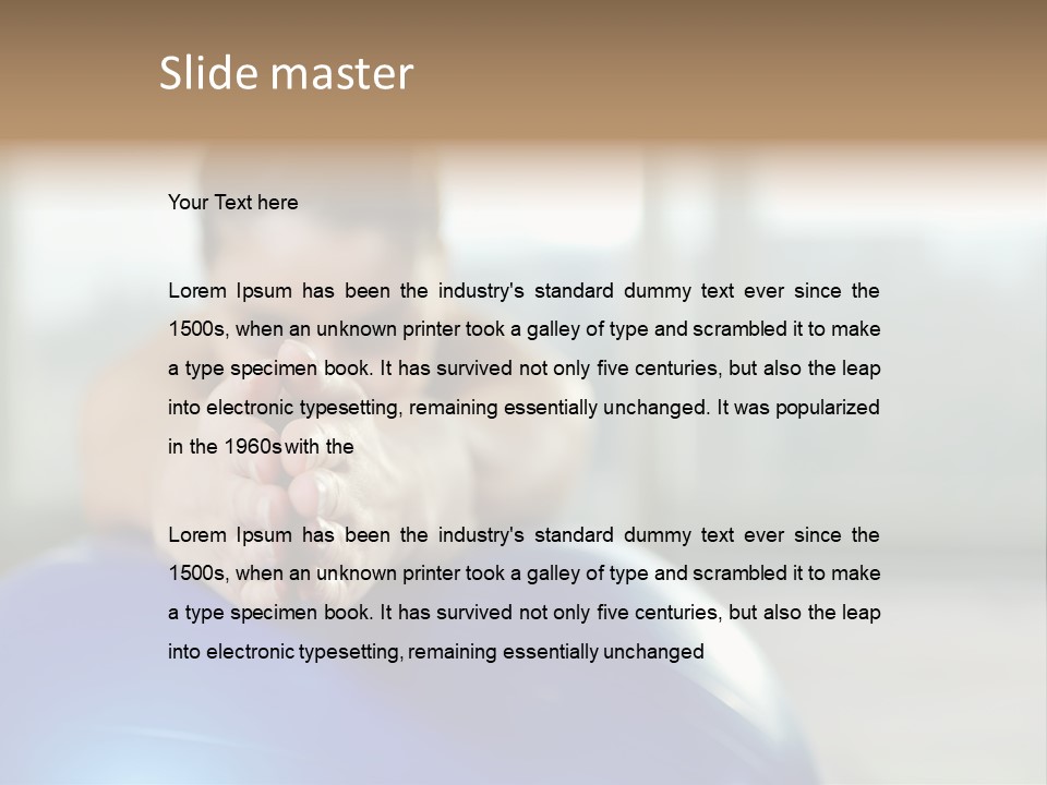 Adult Figure Slim PowerPoint Template