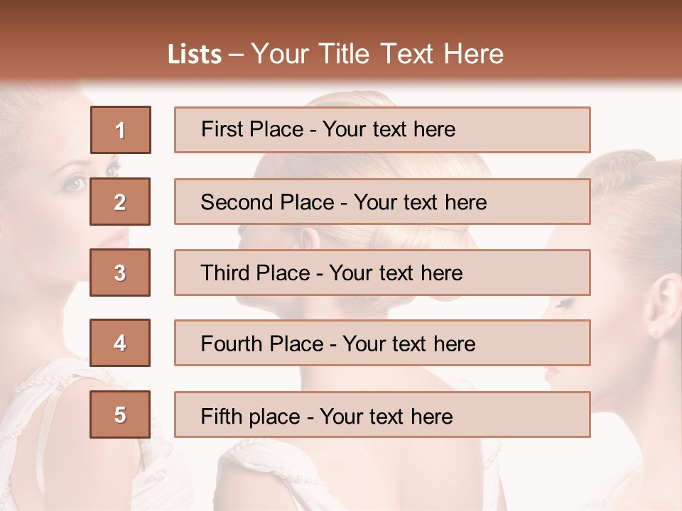 Positive Horizontal Person PowerPoint Template