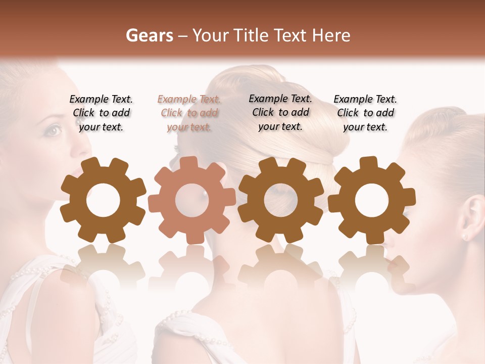 Positive Horizontal Person PowerPoint Template